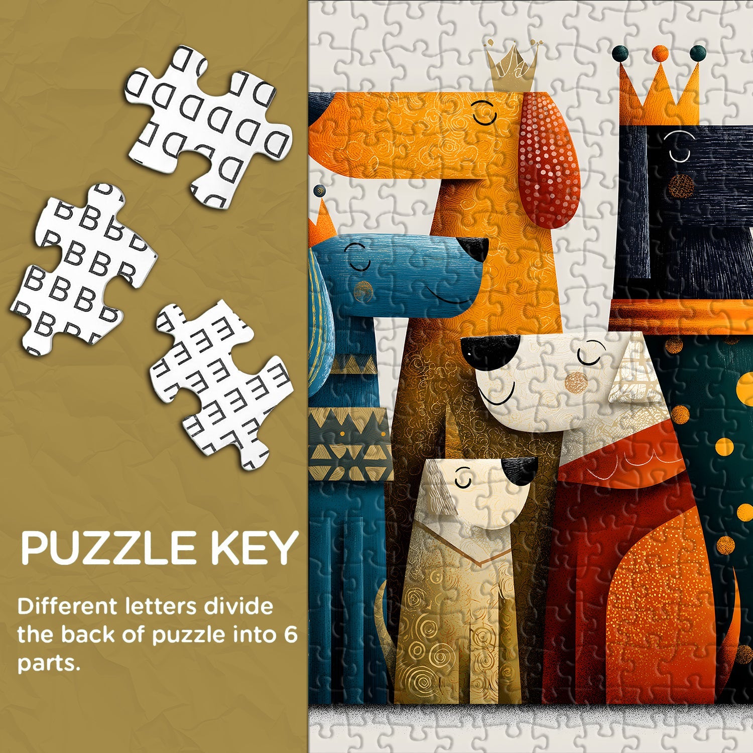 Royal Pups Jigsaw Puzzle 1000 Pieces