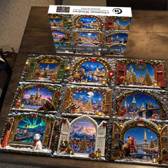 Christmas Windows Jigsaw Puzzle 1000 Piece