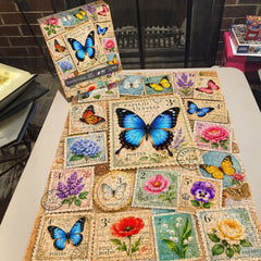 Butterfly Postage Jigsaw Puzzle 1000 Piece