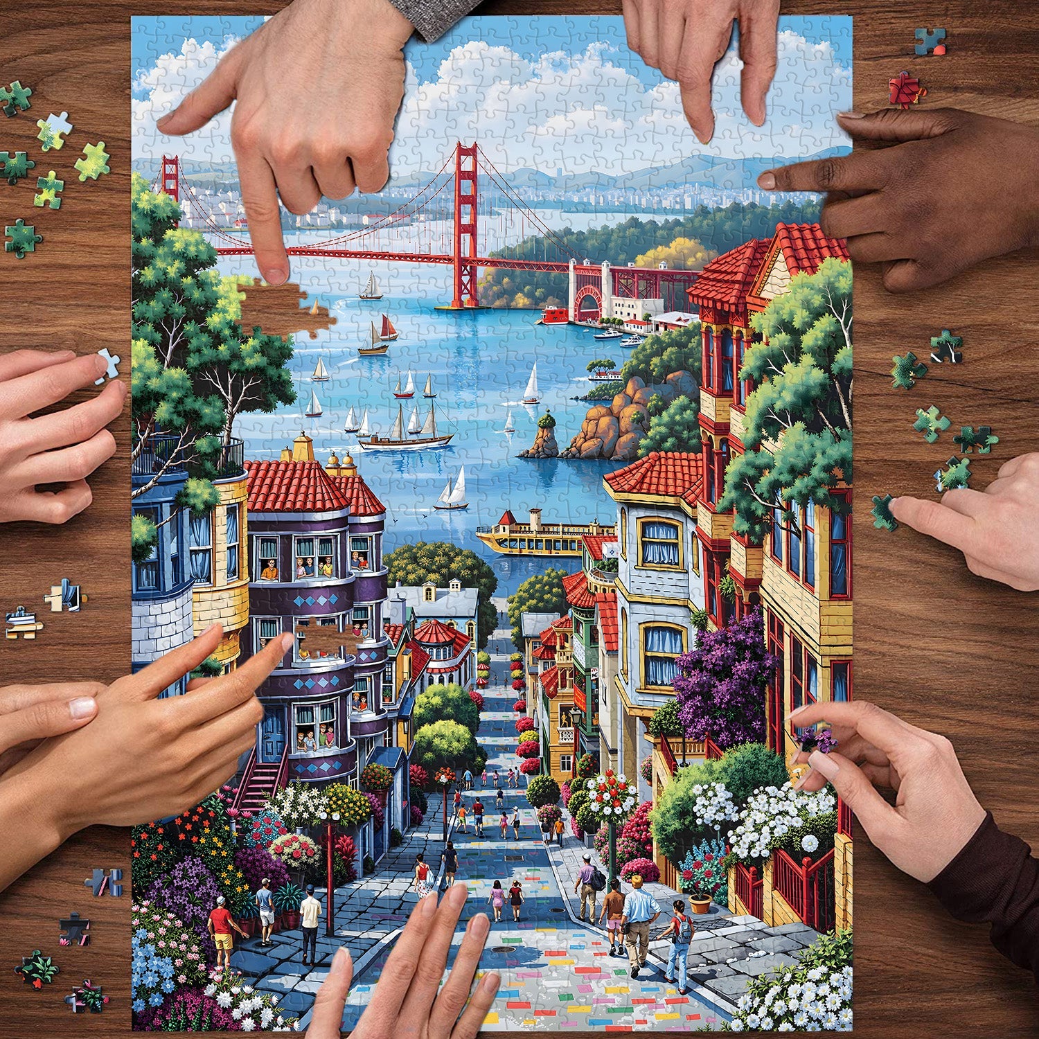 Bay Charm Jigsaw Puzzle 1000 Pieces