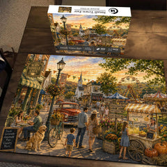 Small Town Fair Jigsaw Puzzle 1000 Piece