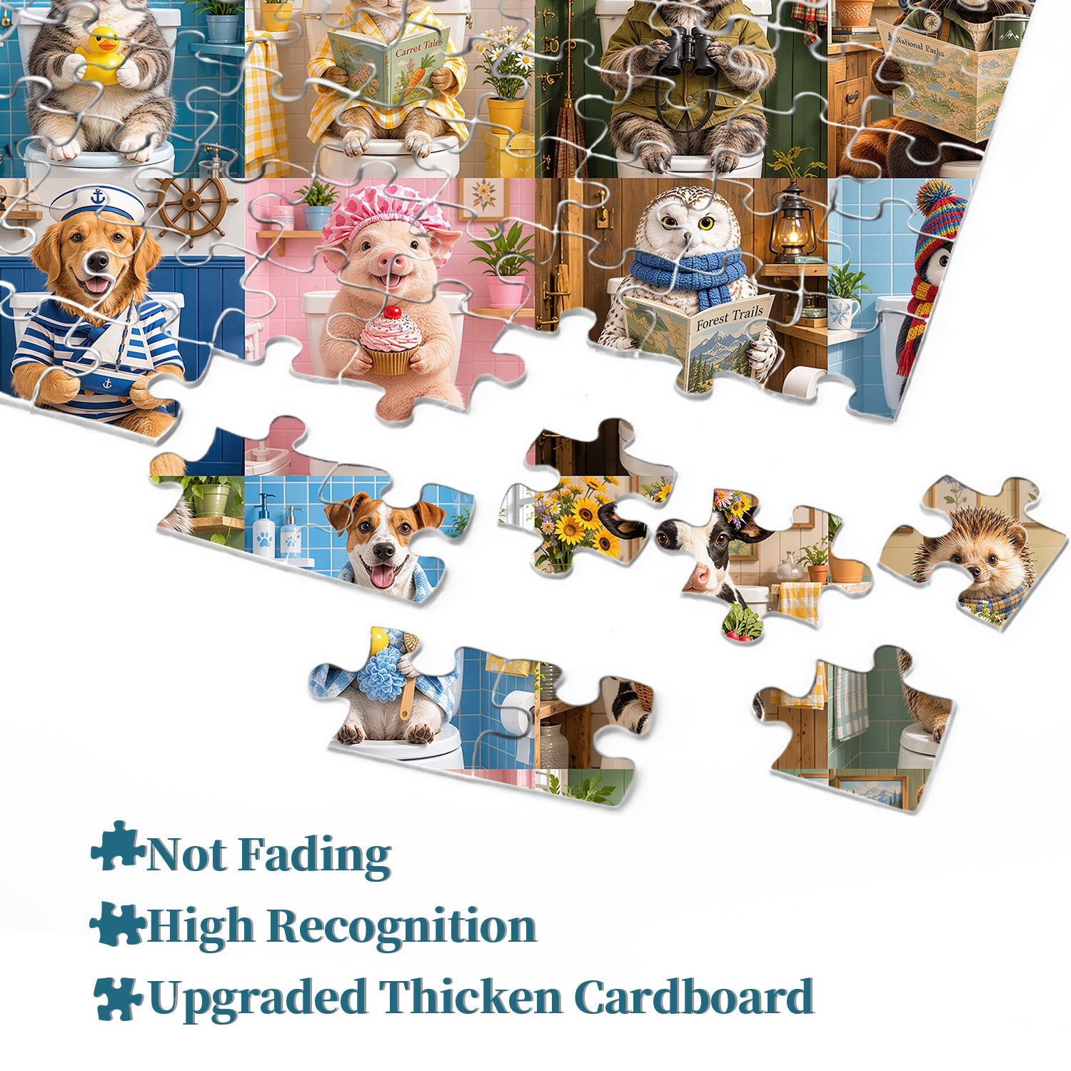 Toilet Tales Jigsaw  Puzzle 1000 Piece
