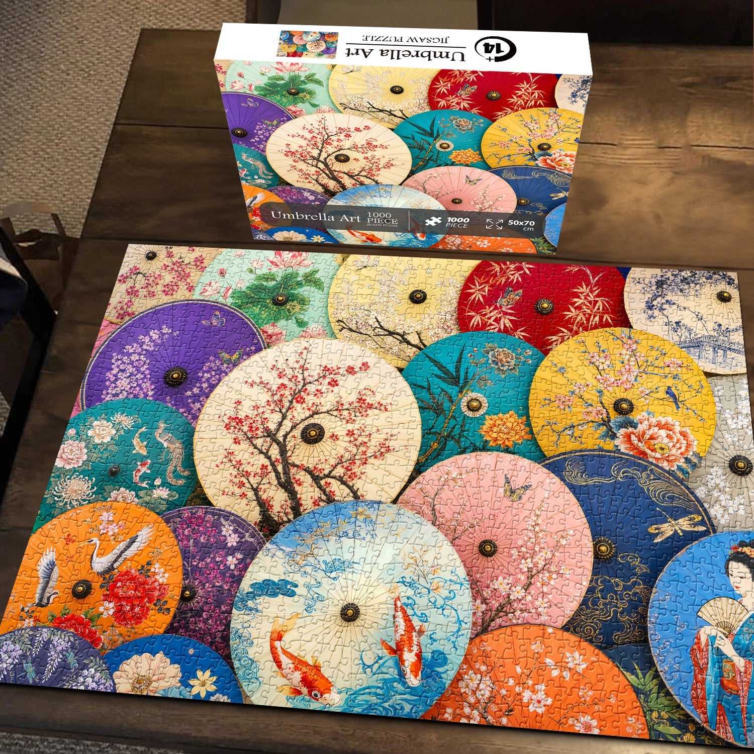Umbrella Art Jigsaw Puzzle 1000 Piece