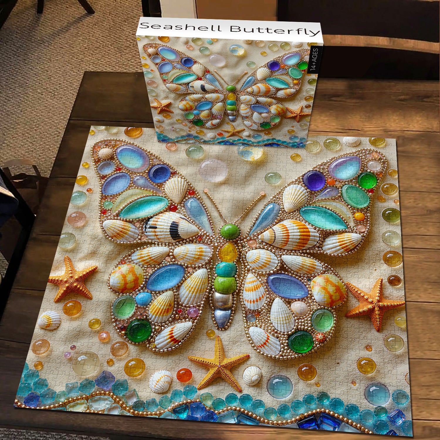 Seashell Butterfly Jigsaw Puzzles 1000 Pieces