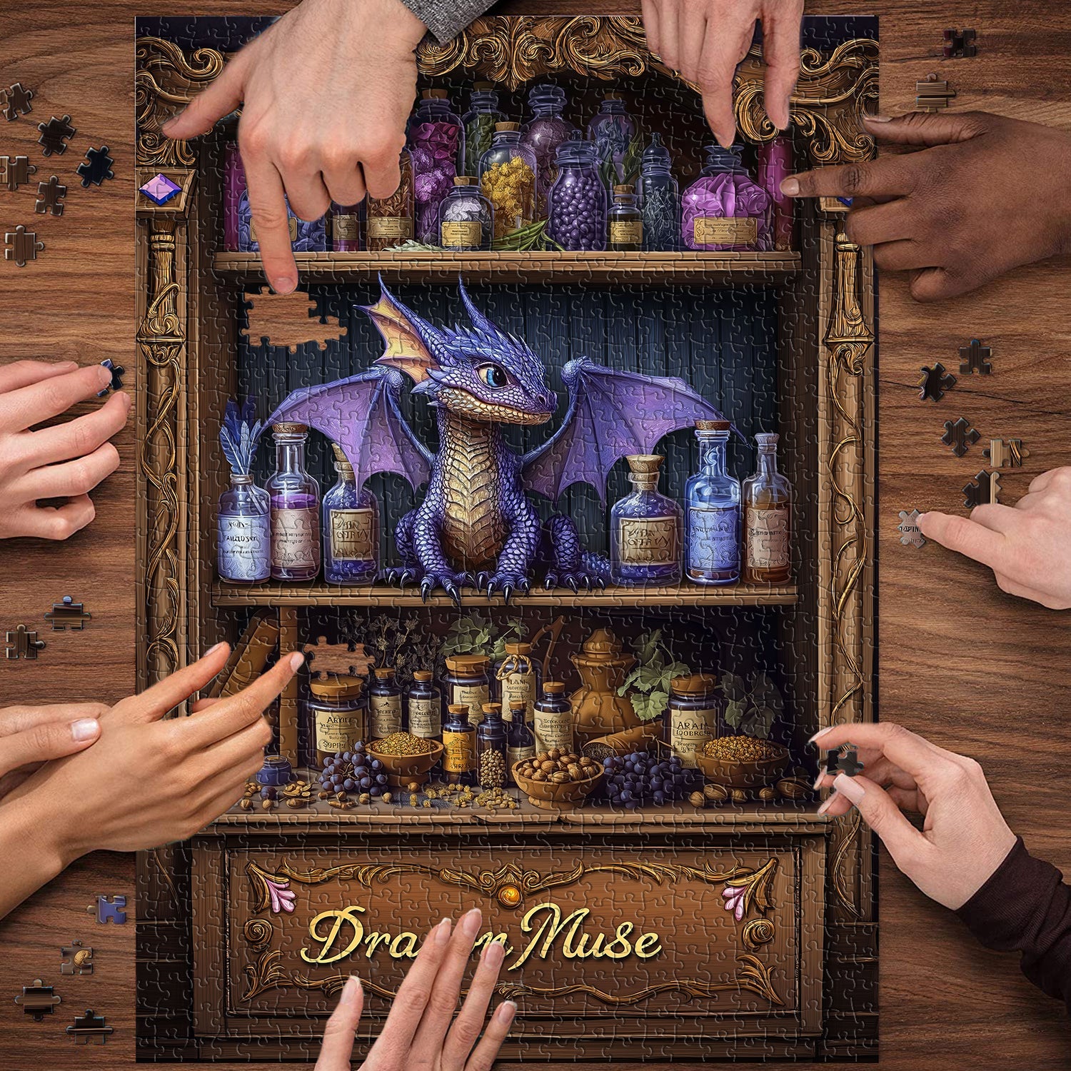 Dragon’s Shelf Jigsaw Puzzle 1000 Pieces