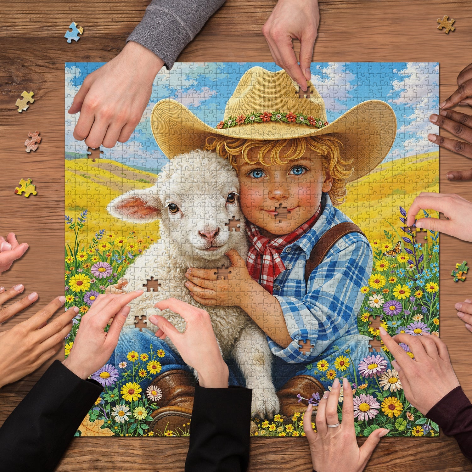 Sunny Day Snuggles Jigsaw Puzzle 1000 Pieces