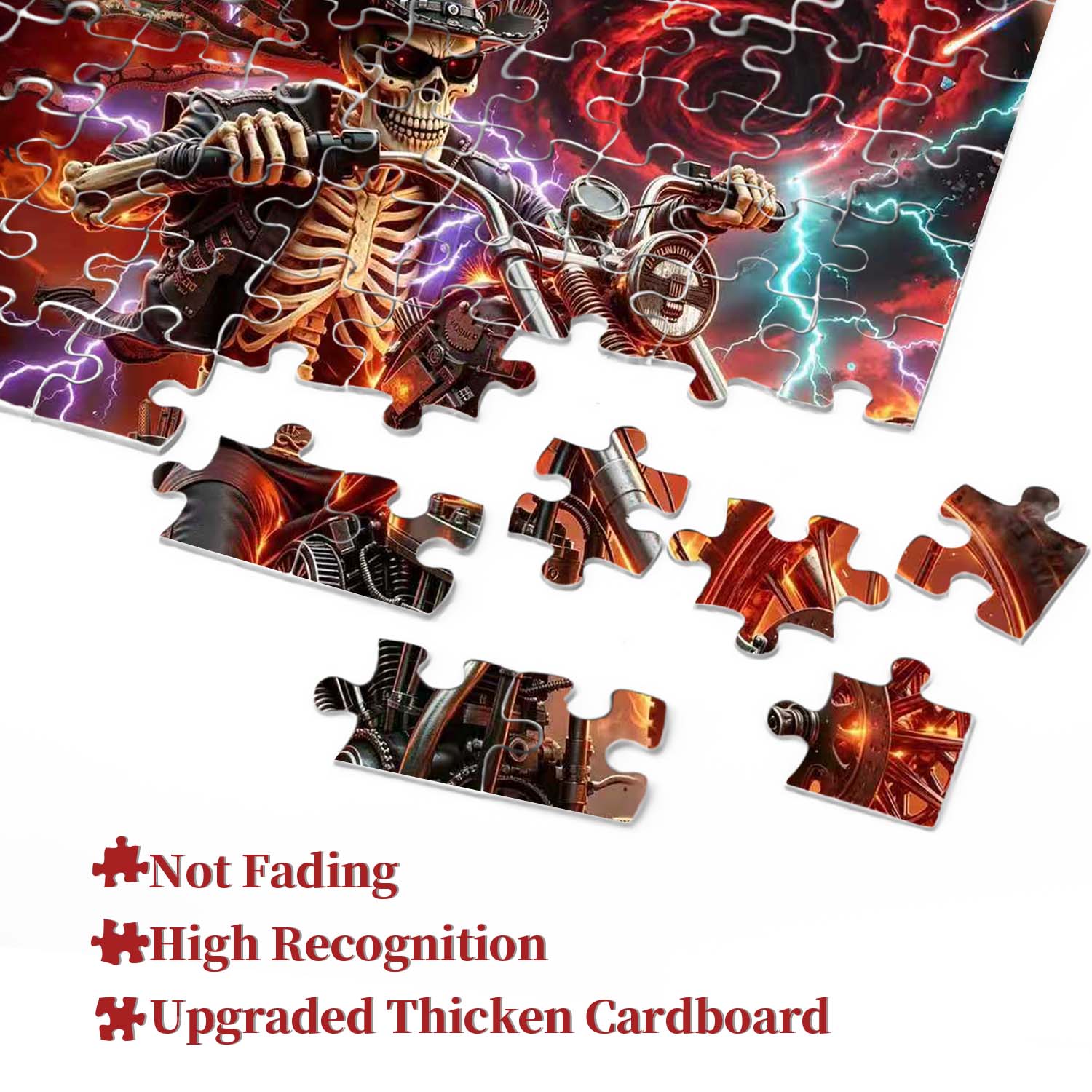 Skeleton’s Hellride Jigsaw Puzzle 1000 Piece