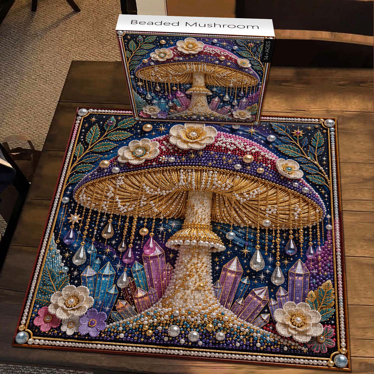 Beaded Mushroom Jigsaw Puzzle 1000 Piece
