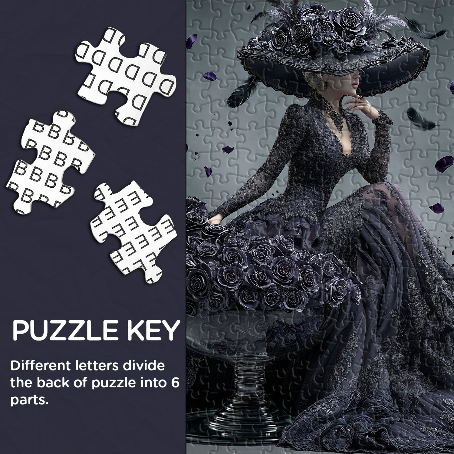 Lady of Shadows Jigsaw Puzzle 1000 Pieces