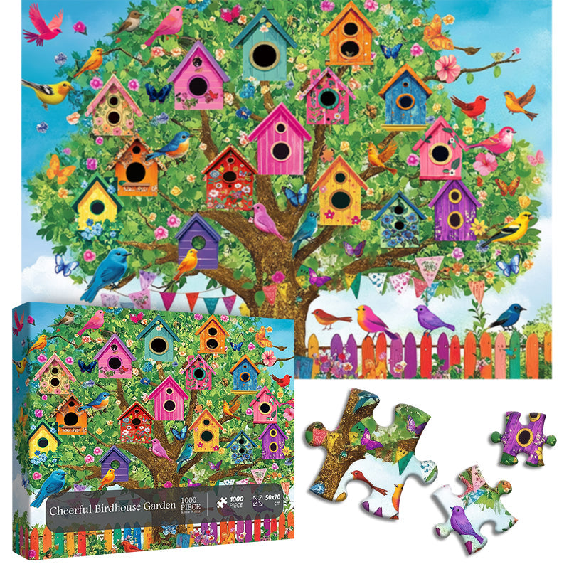 Garden Birdhouse Jigsaw Puzzle 1000 Pieces