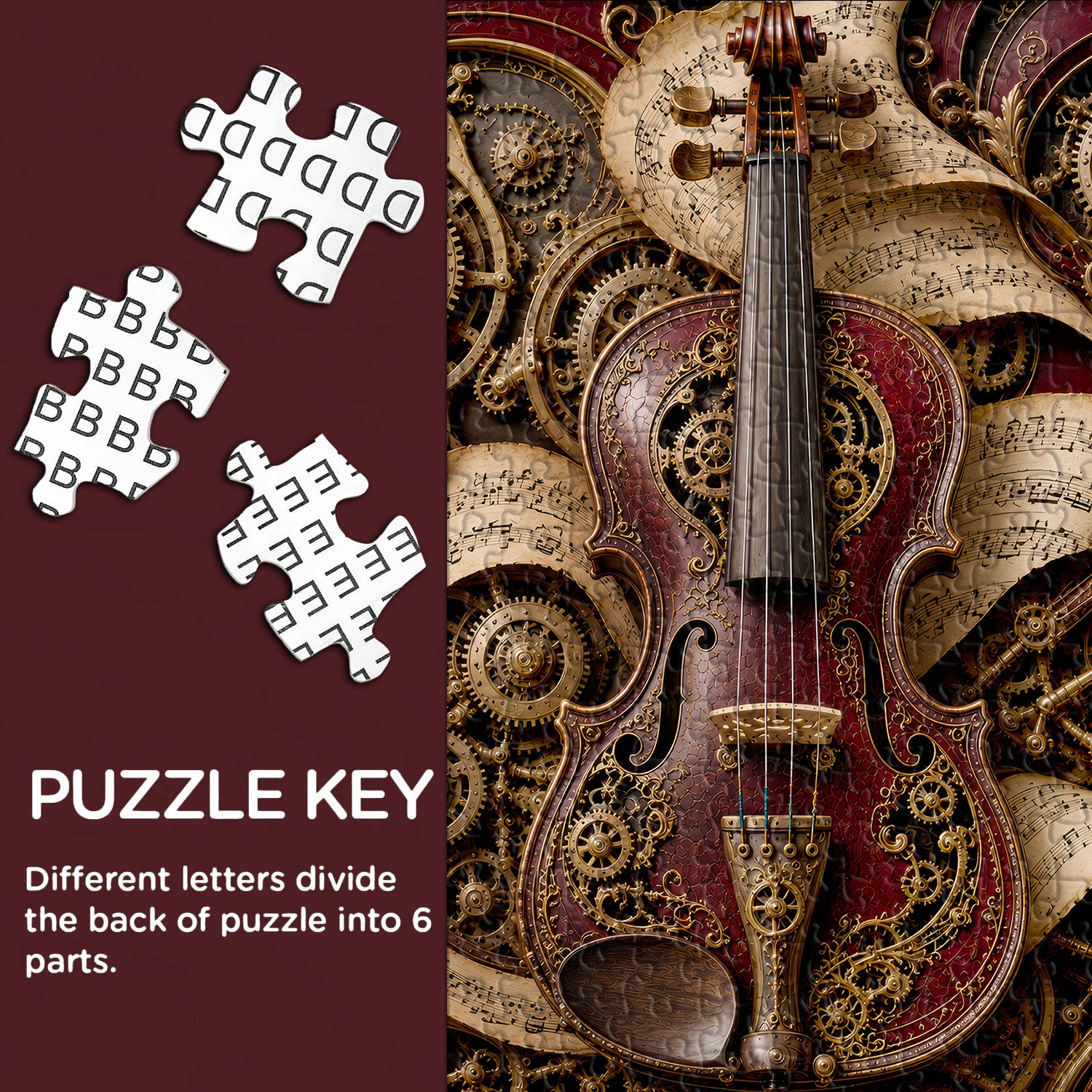 Antique Cog Symphony Jigsaw Puzzle 1000 Pieces