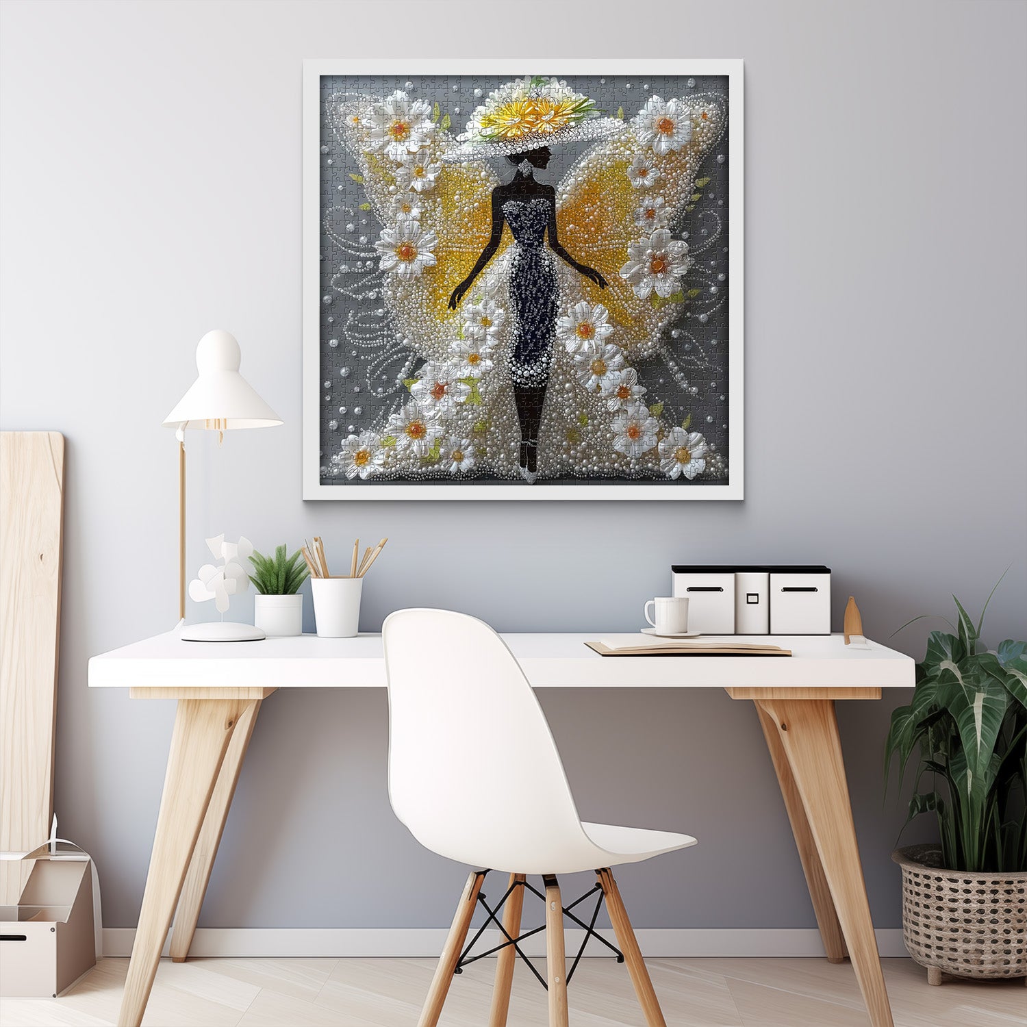 Butterfly Lady Jigsaw Puzzles 1000 Pieces