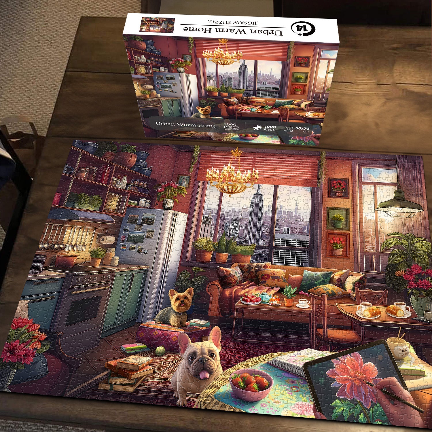 Urban Warm Home Jigsaw Puzzle 1000 Pieces