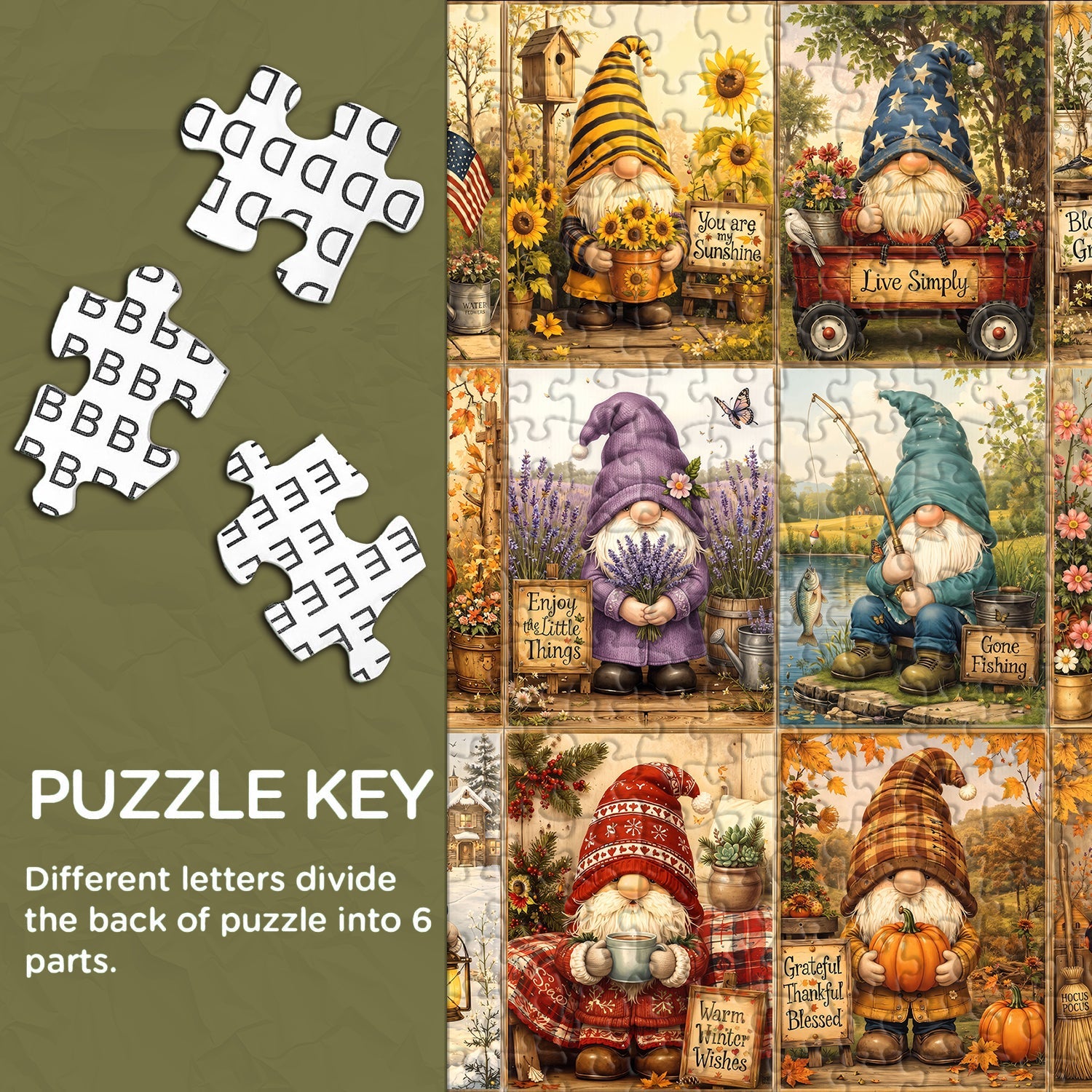 Gnome Tales Jigsaw Puzzle 1000 Piece