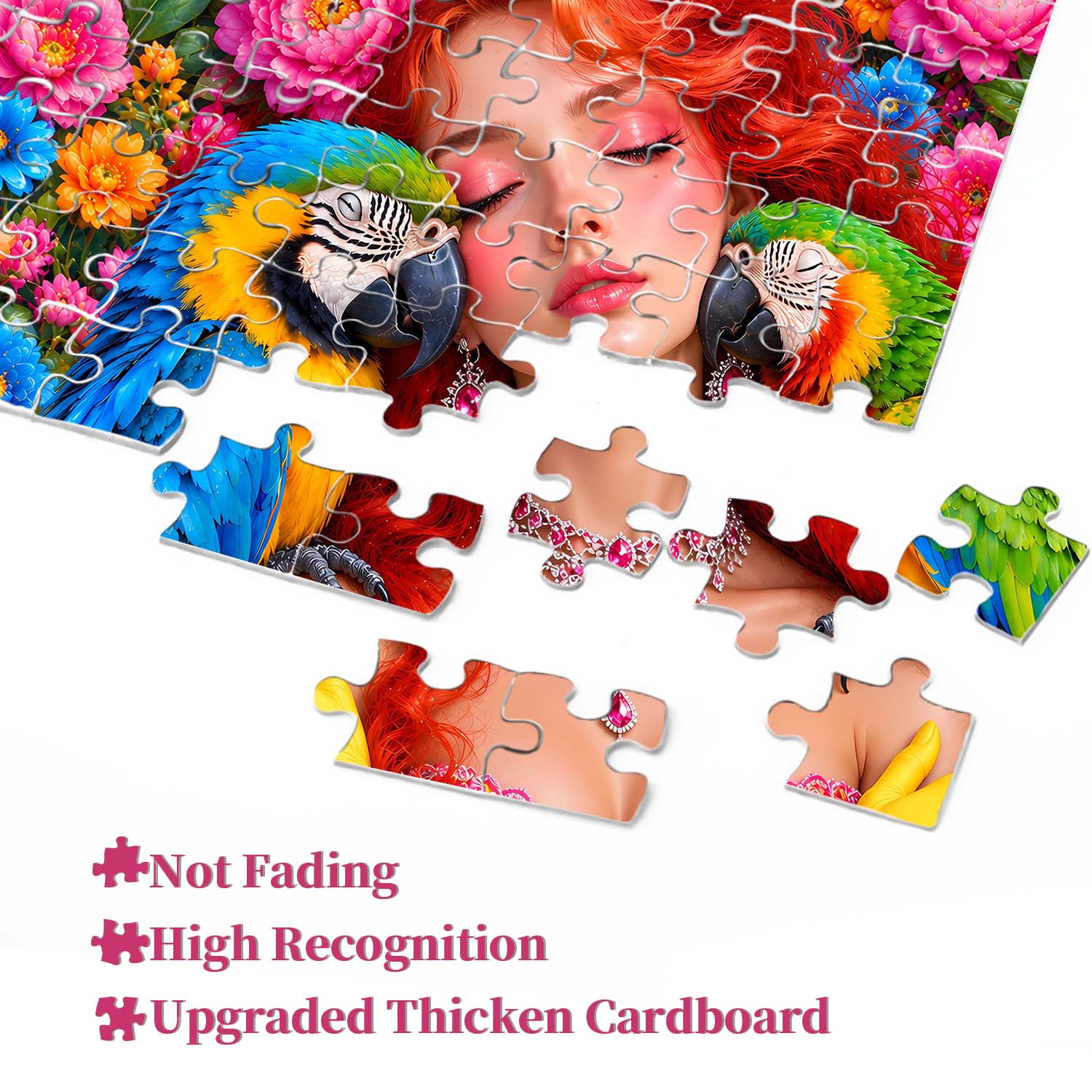 Nestled in Blooms Jigsaw Puzzle 1000 Piece