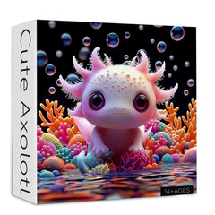 Casse-têtes mignons Axolotl 1000 pièces