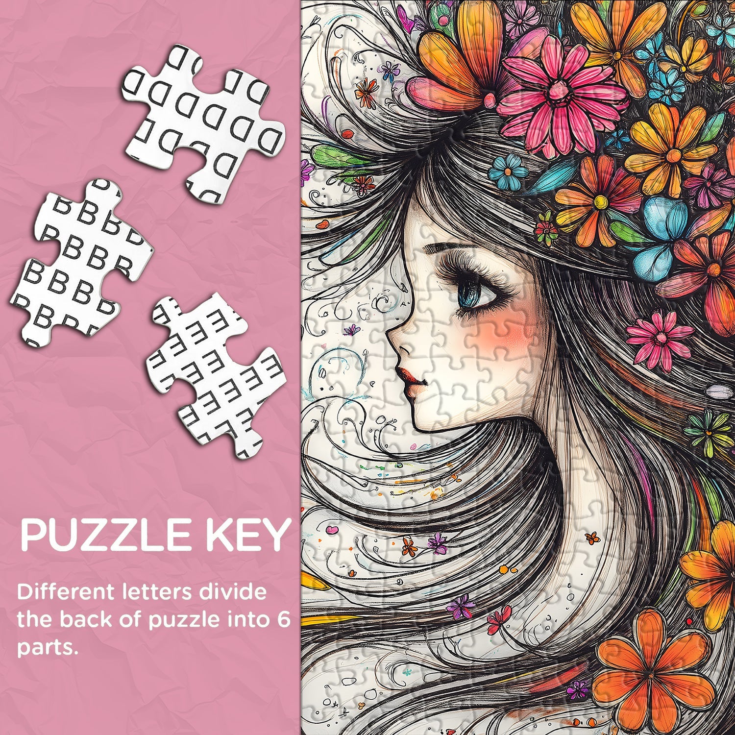 Blossom in Her Hair Jigsaw Puzzle 1000 Pieces