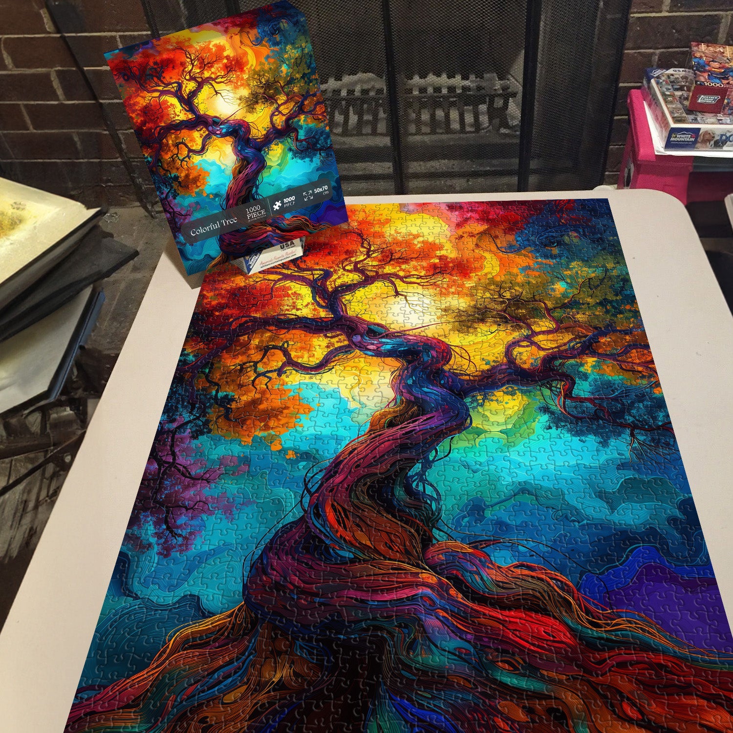 Colorful Tree Jigsaw Puzzle 1000 Piece