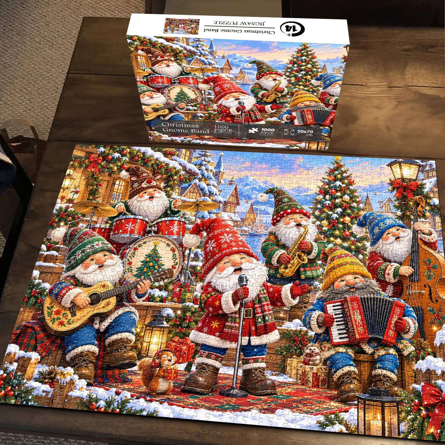 Christmas Gnome Band Jigsaw Puzzle 1000 Piece