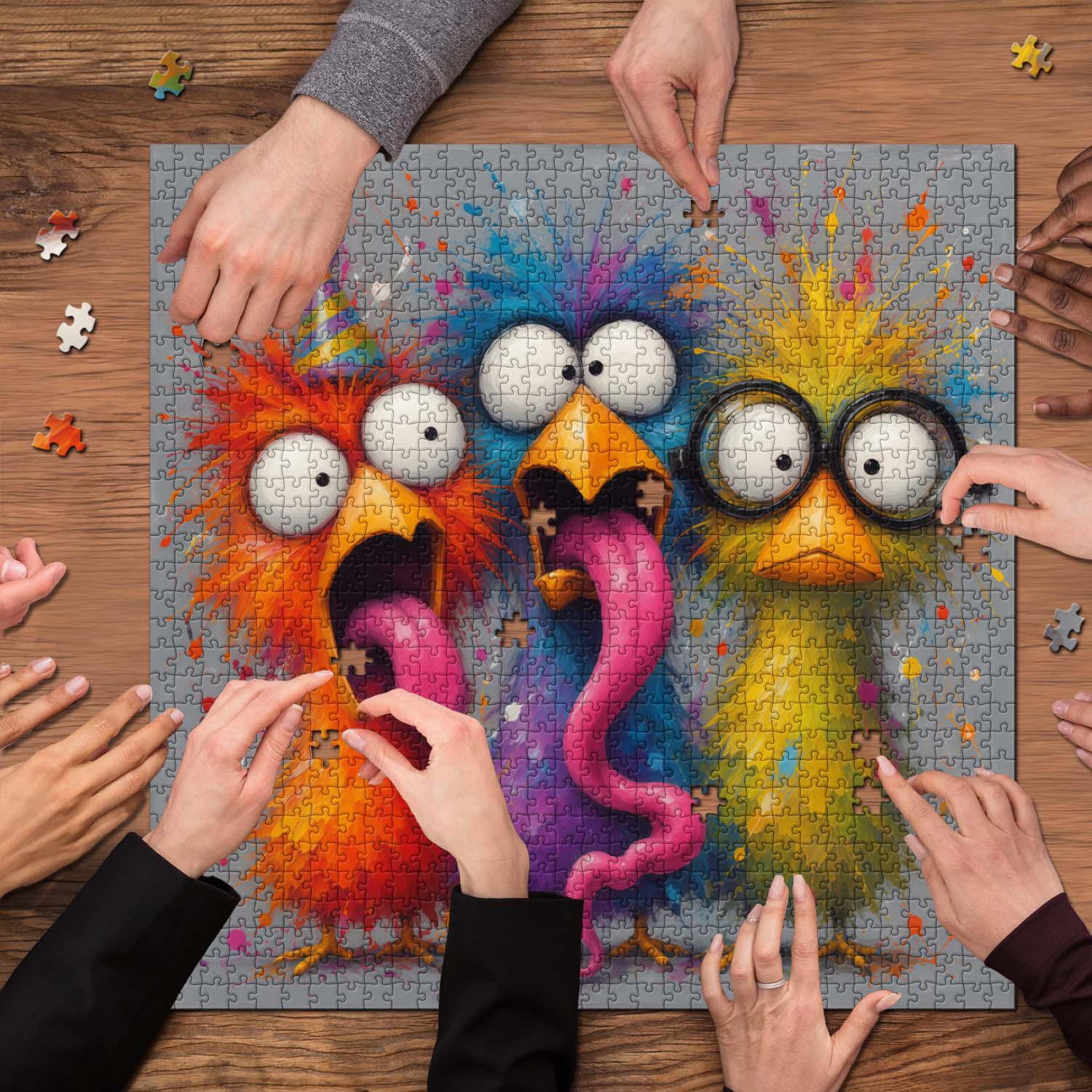 The Silly Trio Jigsaw Puzzle 1000 Piece
