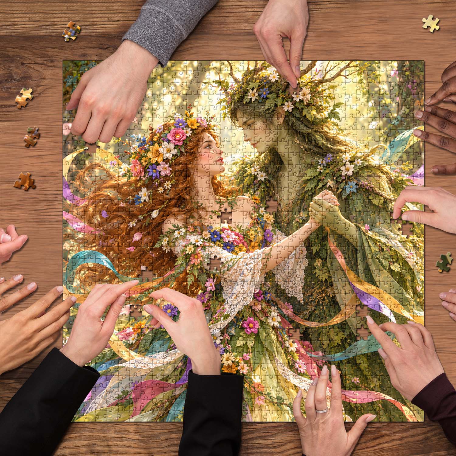Springtime Love Song  Jigsaw  Puzzle 1000 Piece