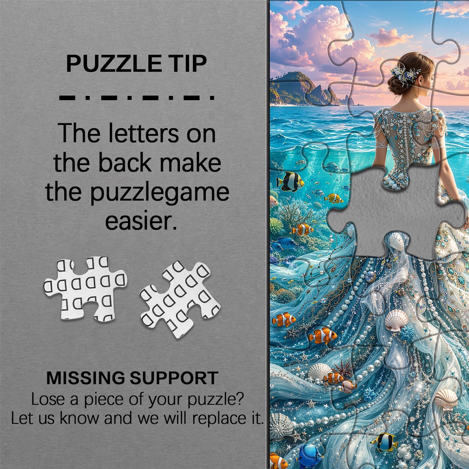 Tidal Skirt Jigsaw Puzzle 1000 Pieces