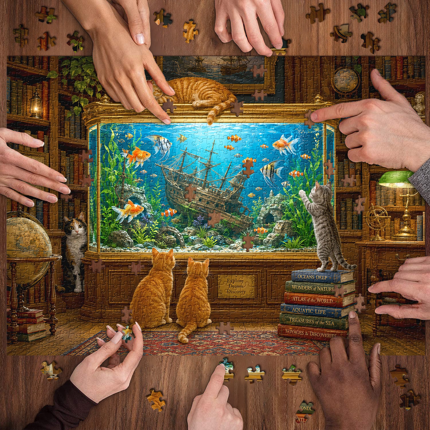 Ocean Tales Library Jigsaw Puzzle 1000 Piece