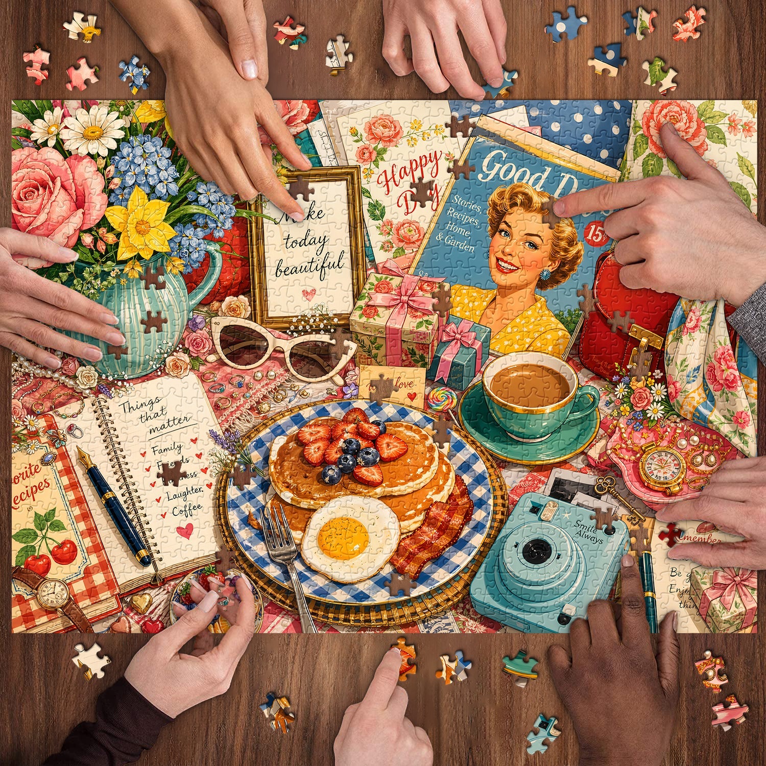 Good Days Breakfast Jigsaw Puzzle 1000 Piece