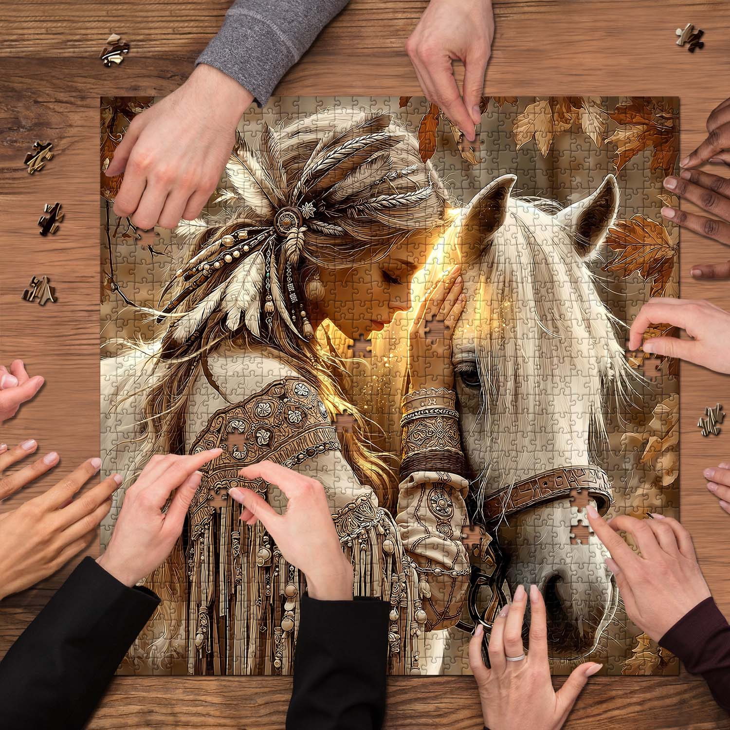 Maiden’s White Horse Jigsaw Puzzle 1000 Pieces