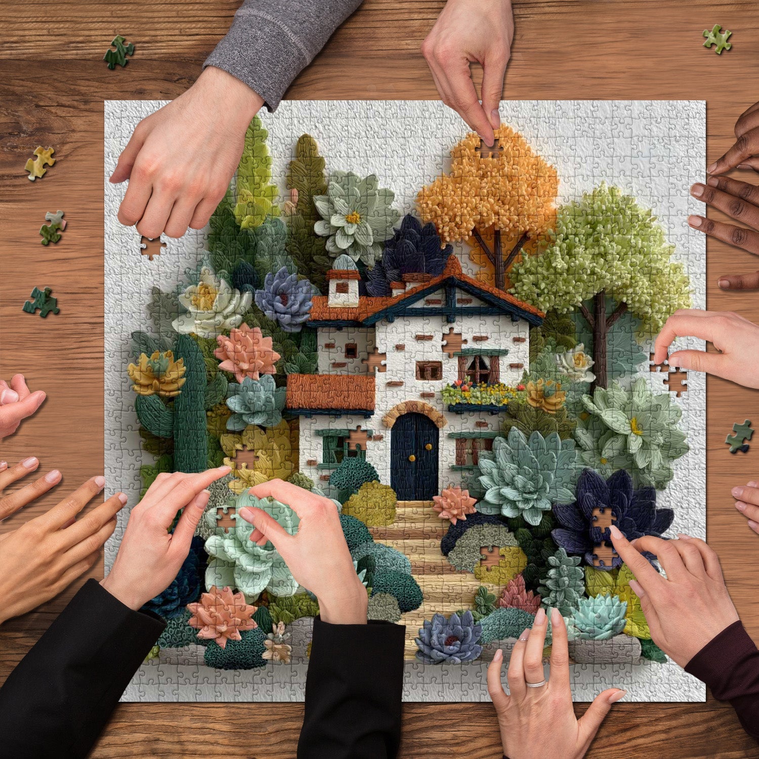 Succulent Home Jigsaw Puzzle 1000 Pieces