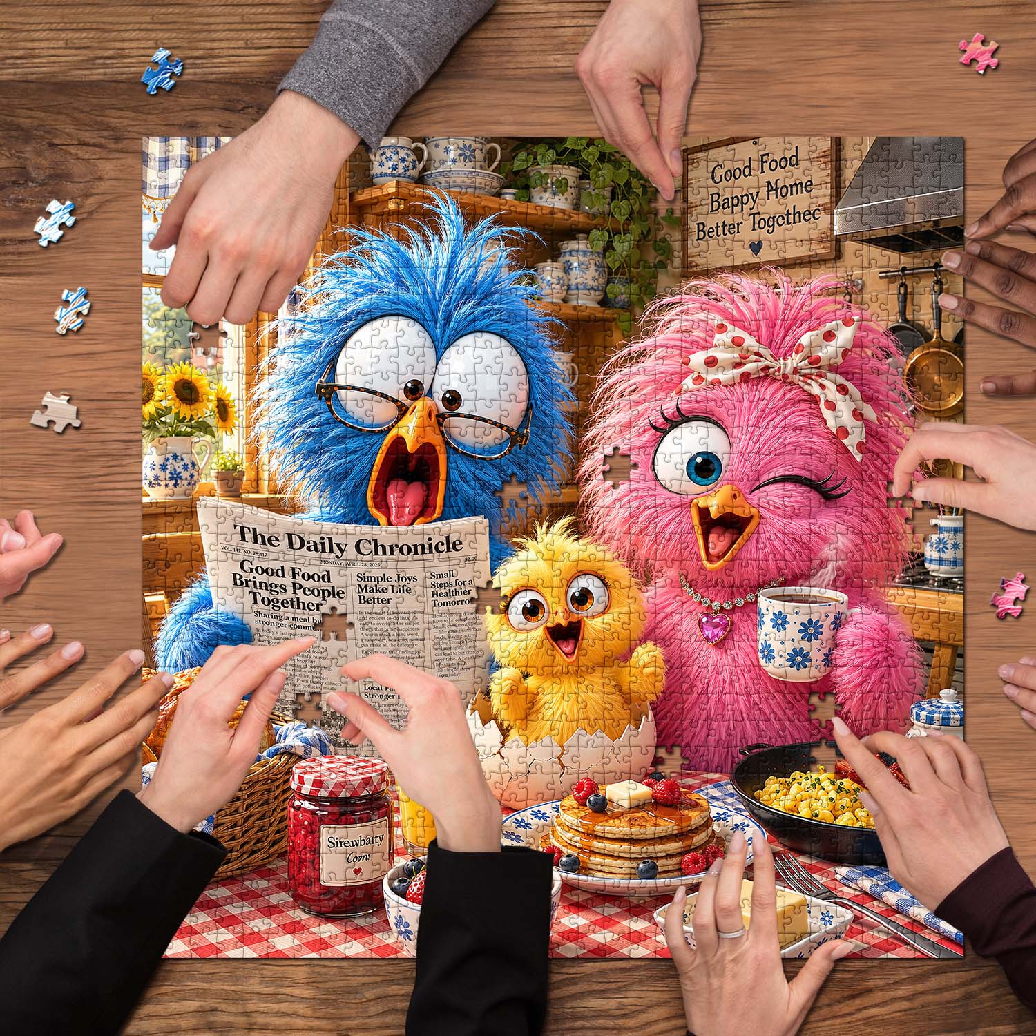 Kitchen Cheer  Jigsaw  Puzzle 1000 Piece