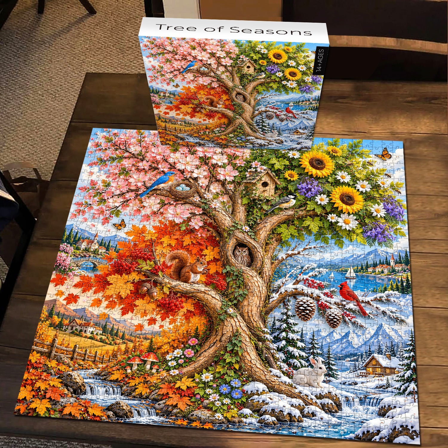 Tree of Seasons Jigsaw Puzzle 1000 Pieces