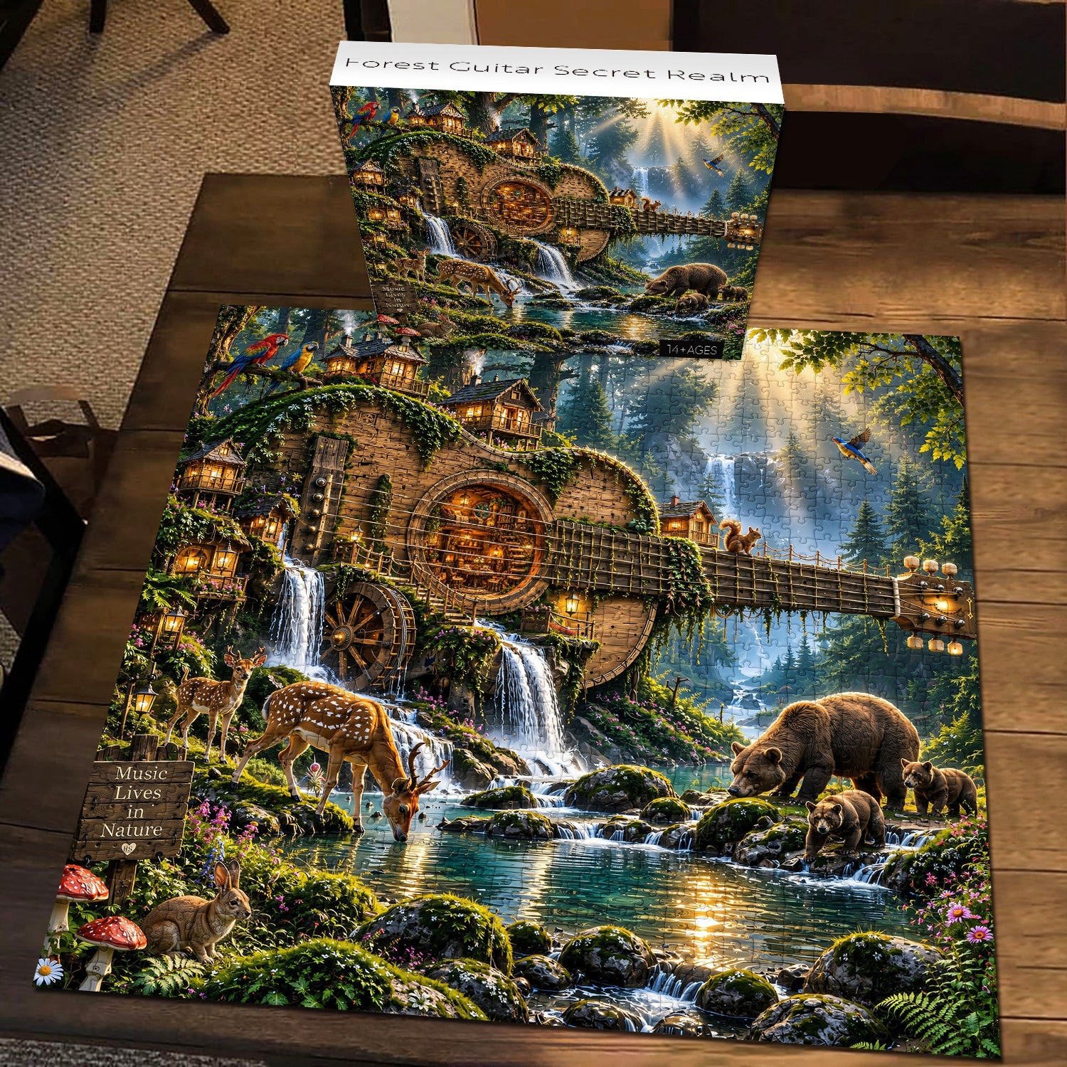 Forest Guitar Secret Realm Puzzle 1000 Pieces