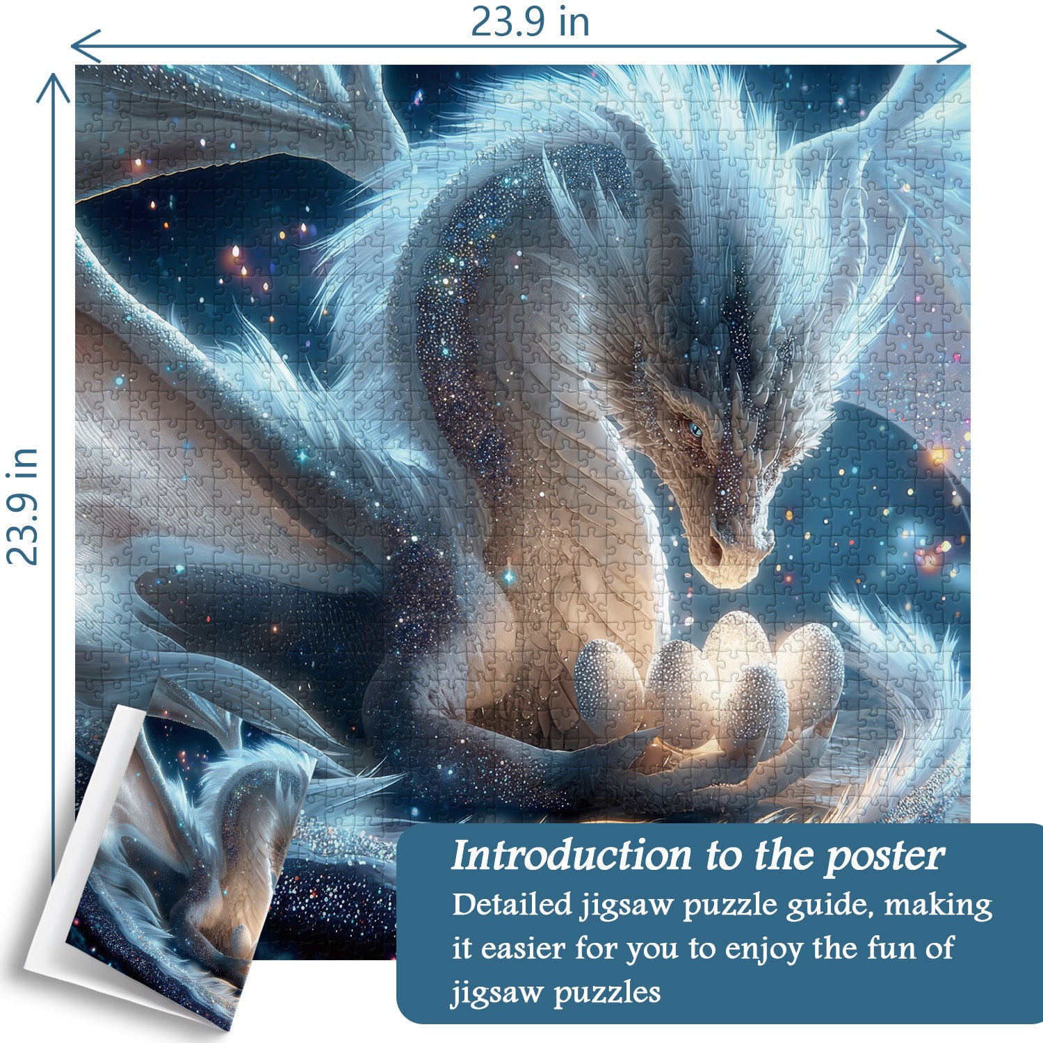 Dragon's Gentle Hold Jigsaw Puzzle 1000 Pieces