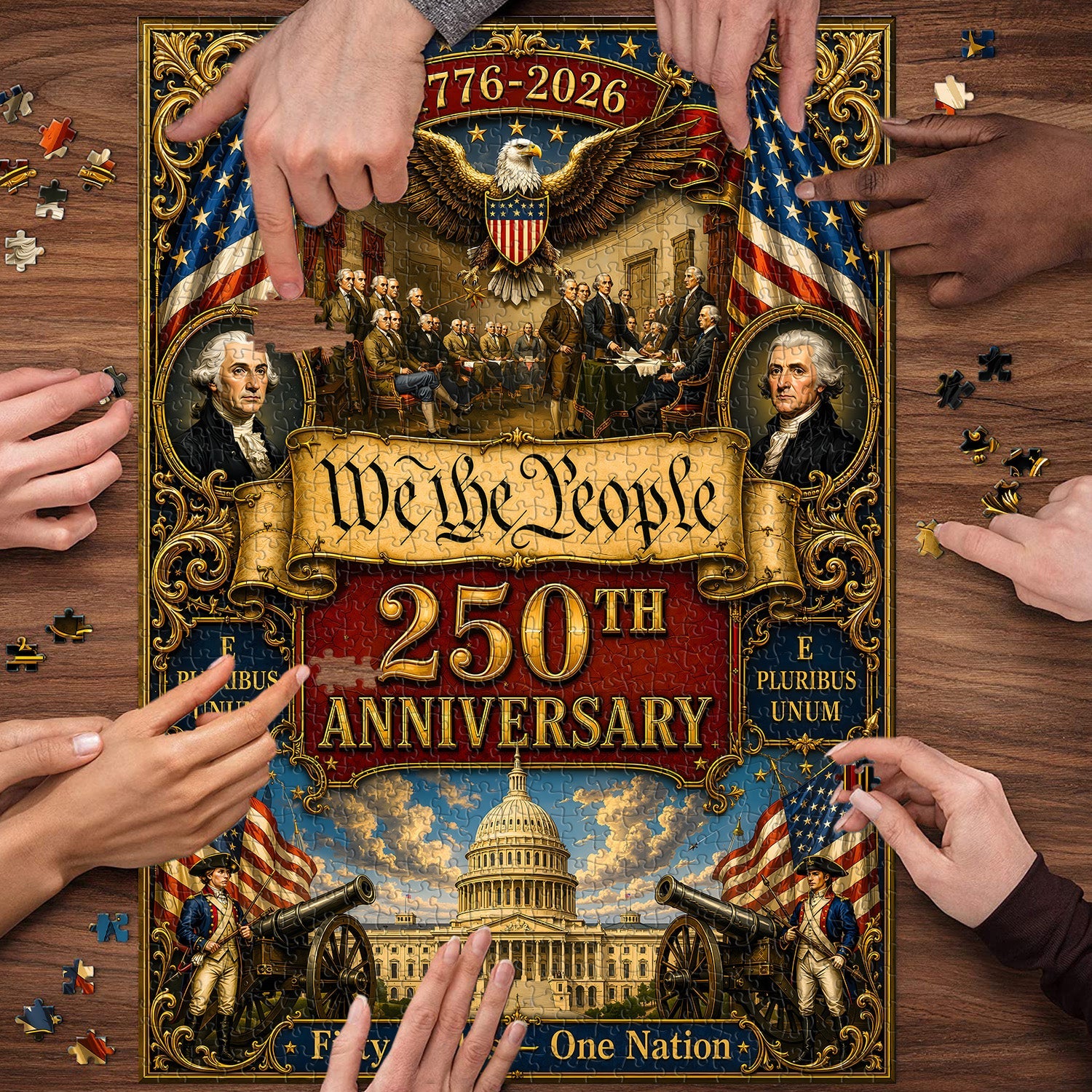 Glory of the Nation Jigsaw Puzzle 1000 Pieces