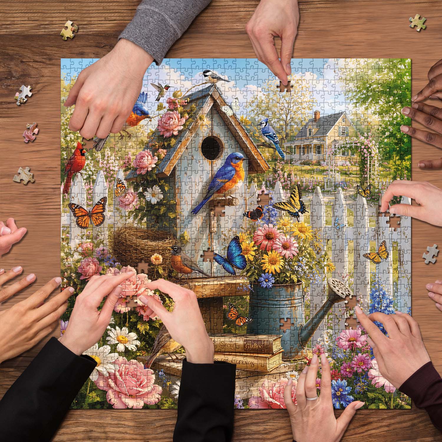 Floral Wings Jigsaw Puzzle 1000 Piece