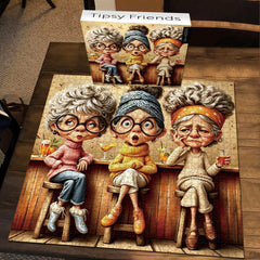 Tipsy Friends Jigsaw Puzzle 1000 Pieces