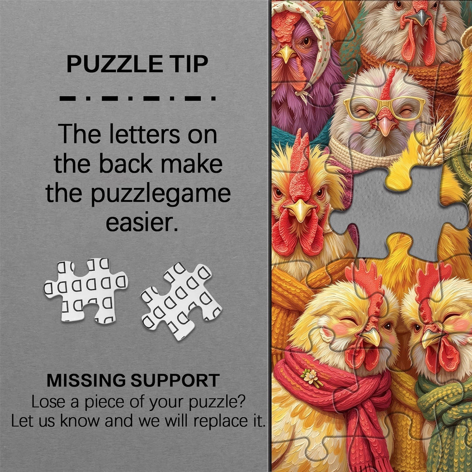 The Clucky Family  Jigsaw Puzzle 1000 Piece