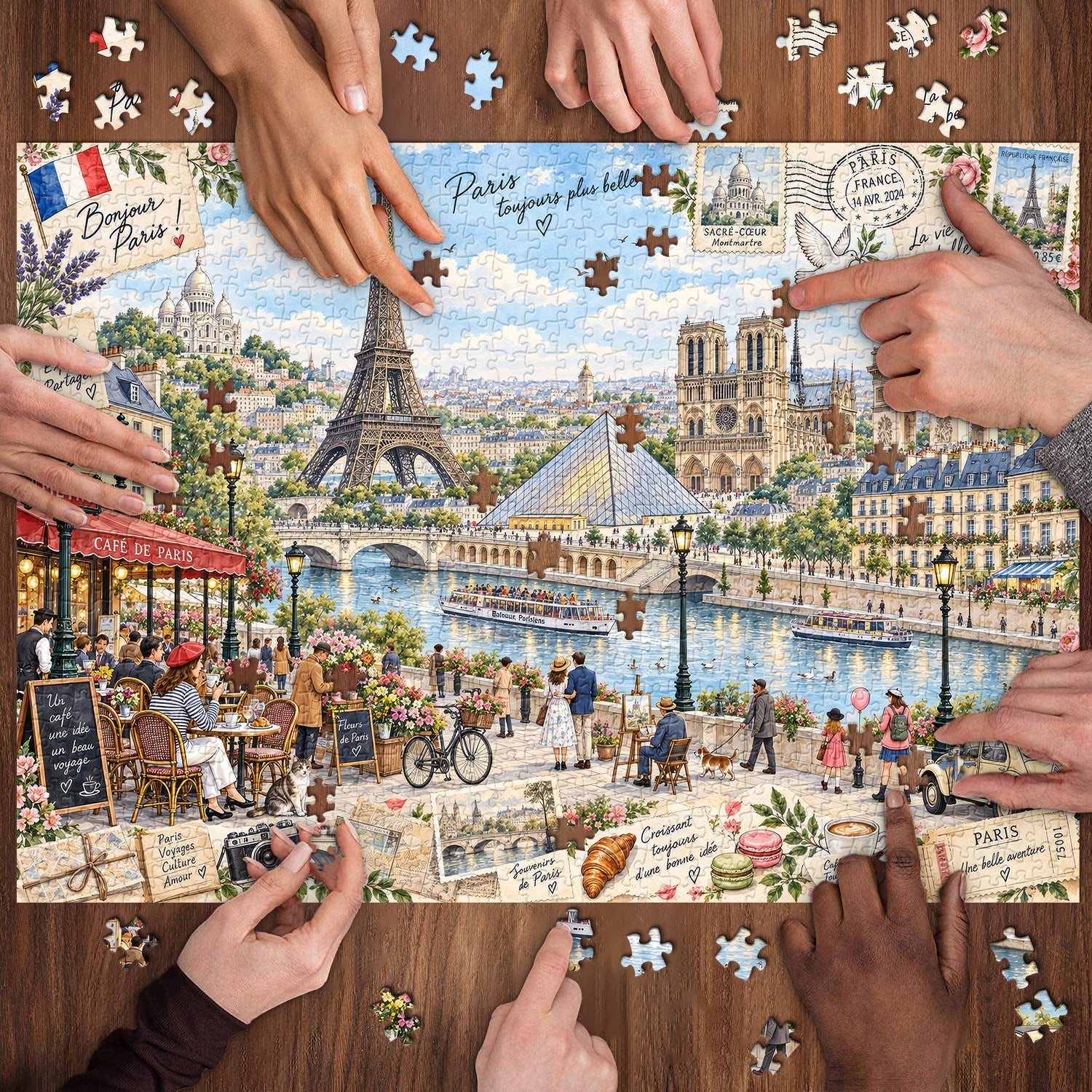 A Love Letter to Paris Jigsaw Puzzle 1000 Piece