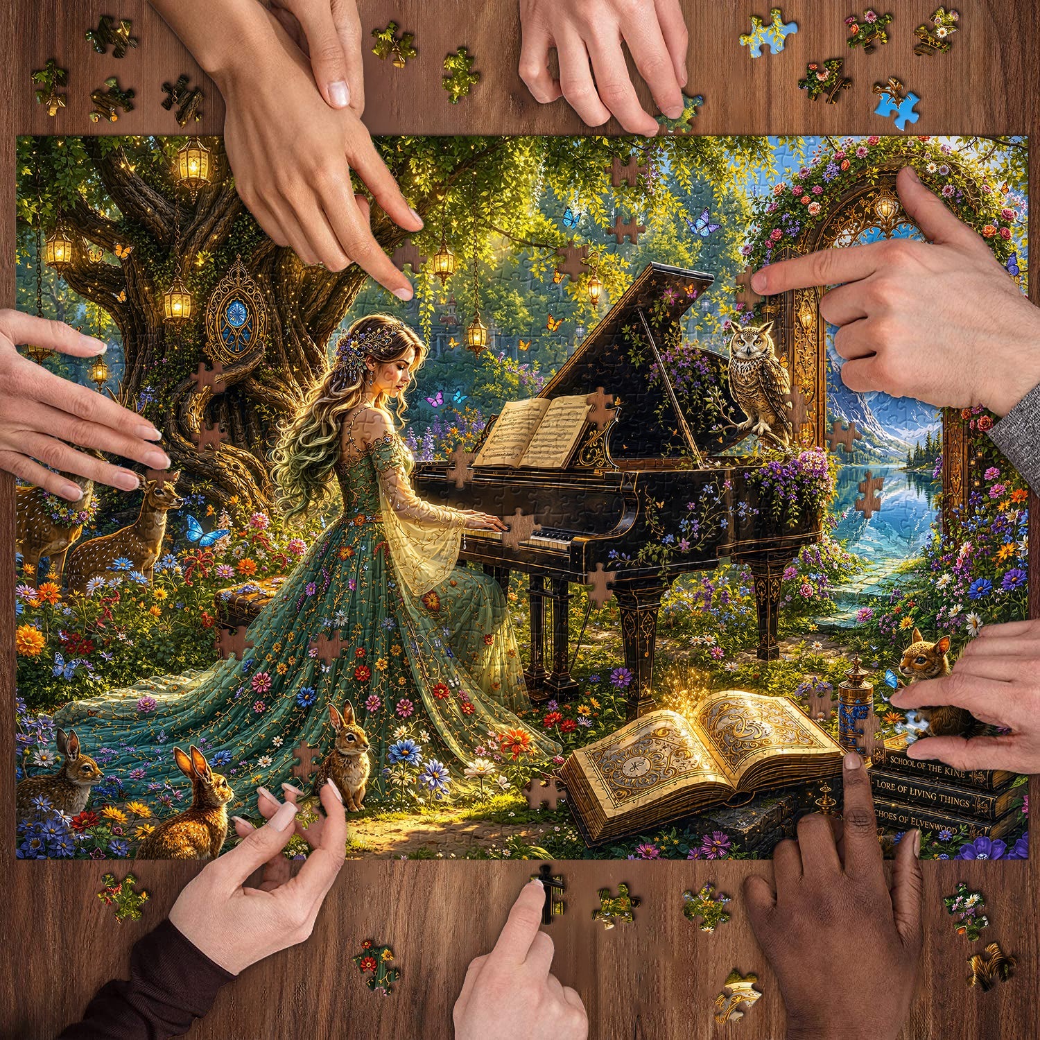 Enchanted Piano Tune Jigsaw Puzzle 1000 Pieces