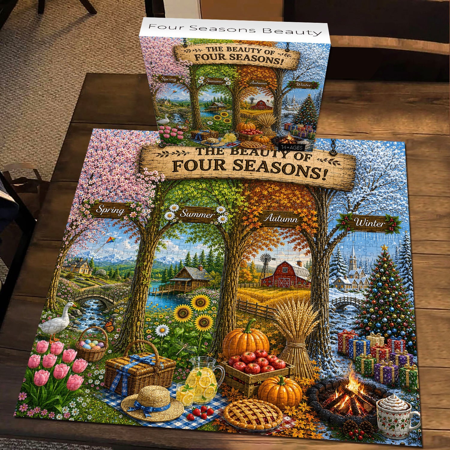 Four Seasons Beauty Puzzle 1000 Pieces