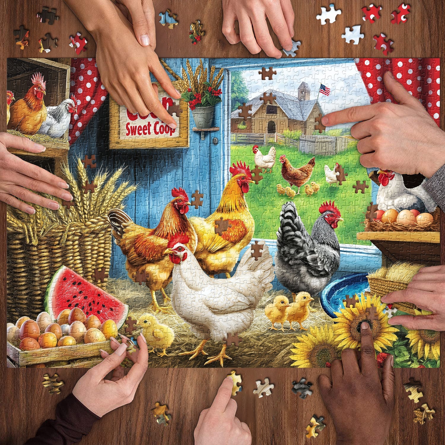 Chicken Inn Jigsaw Puzzle 1000 Pieces