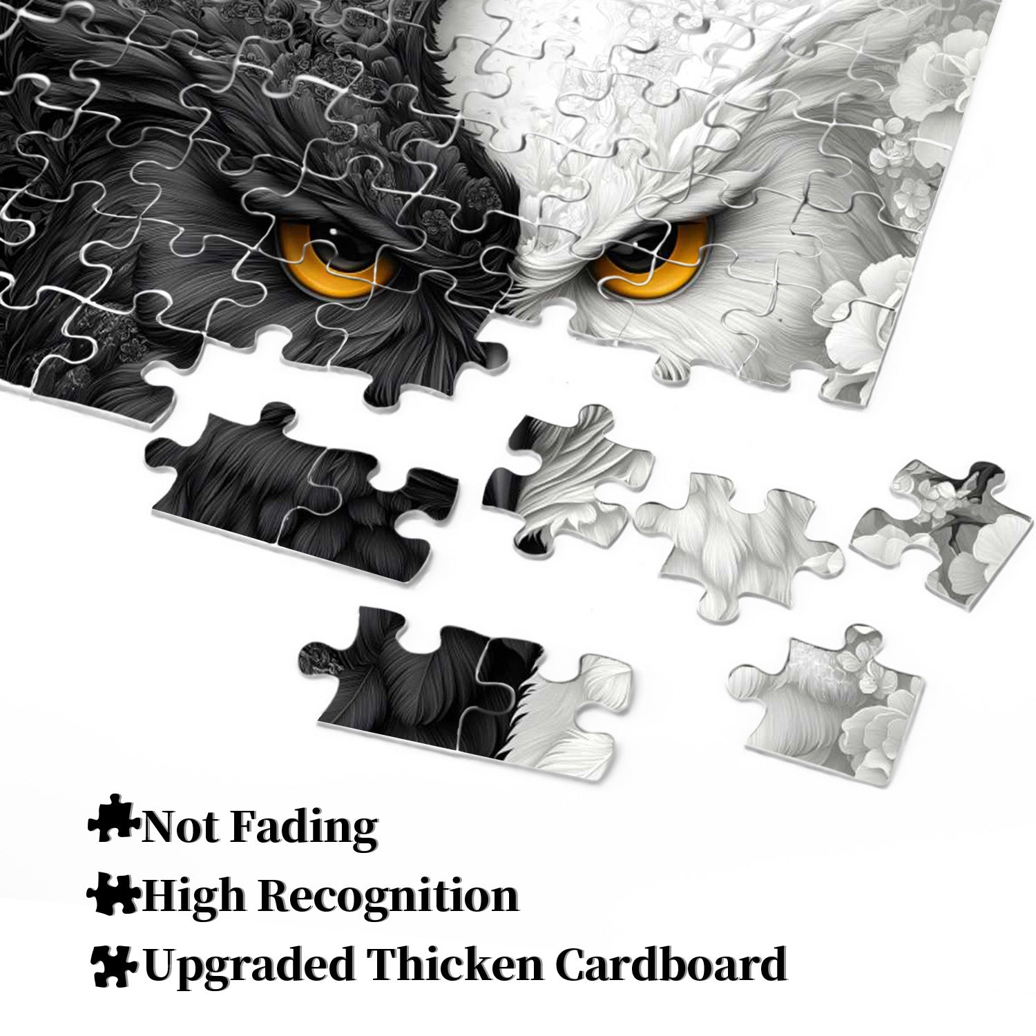 Yin Yang Owl Jigsaw Puzzle 1000 Pieces