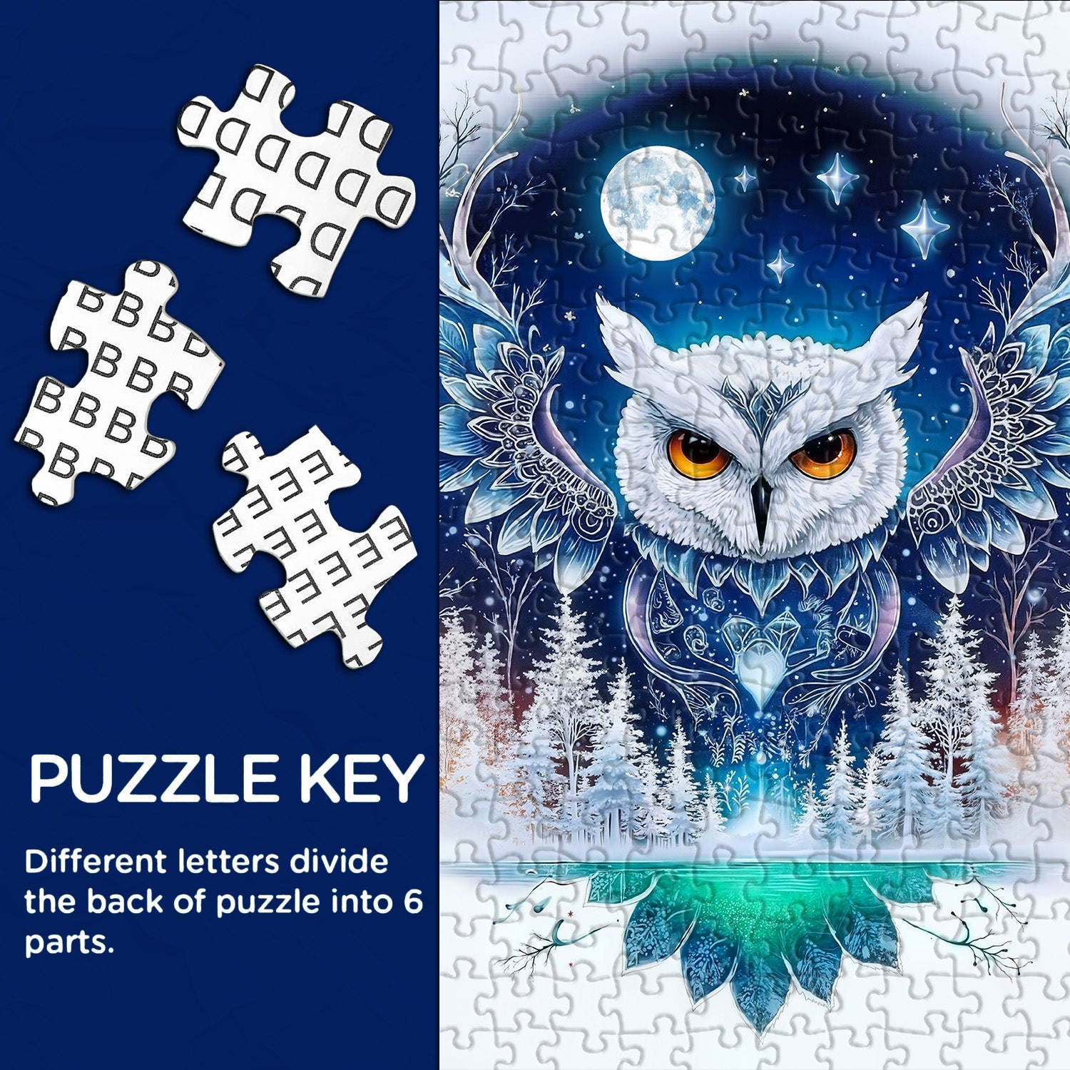 Blue Owl Jigsaw Puzzle 1000 Pieces