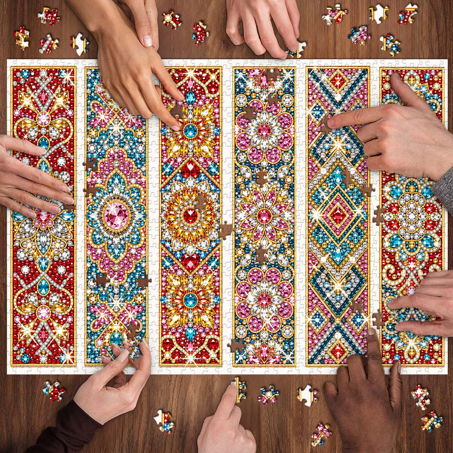 Sparkle Bookmarks Jigsaw Puzzle 1000 Piece