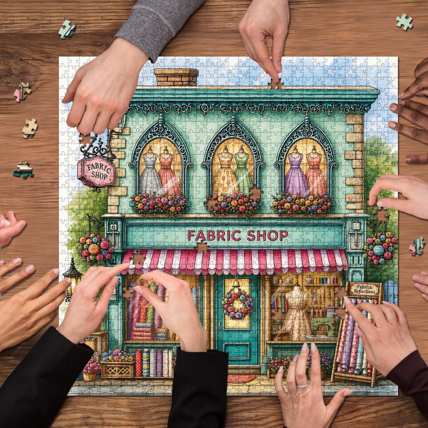 Fabric Nook Jigsaw Puzzle 1000 Piece