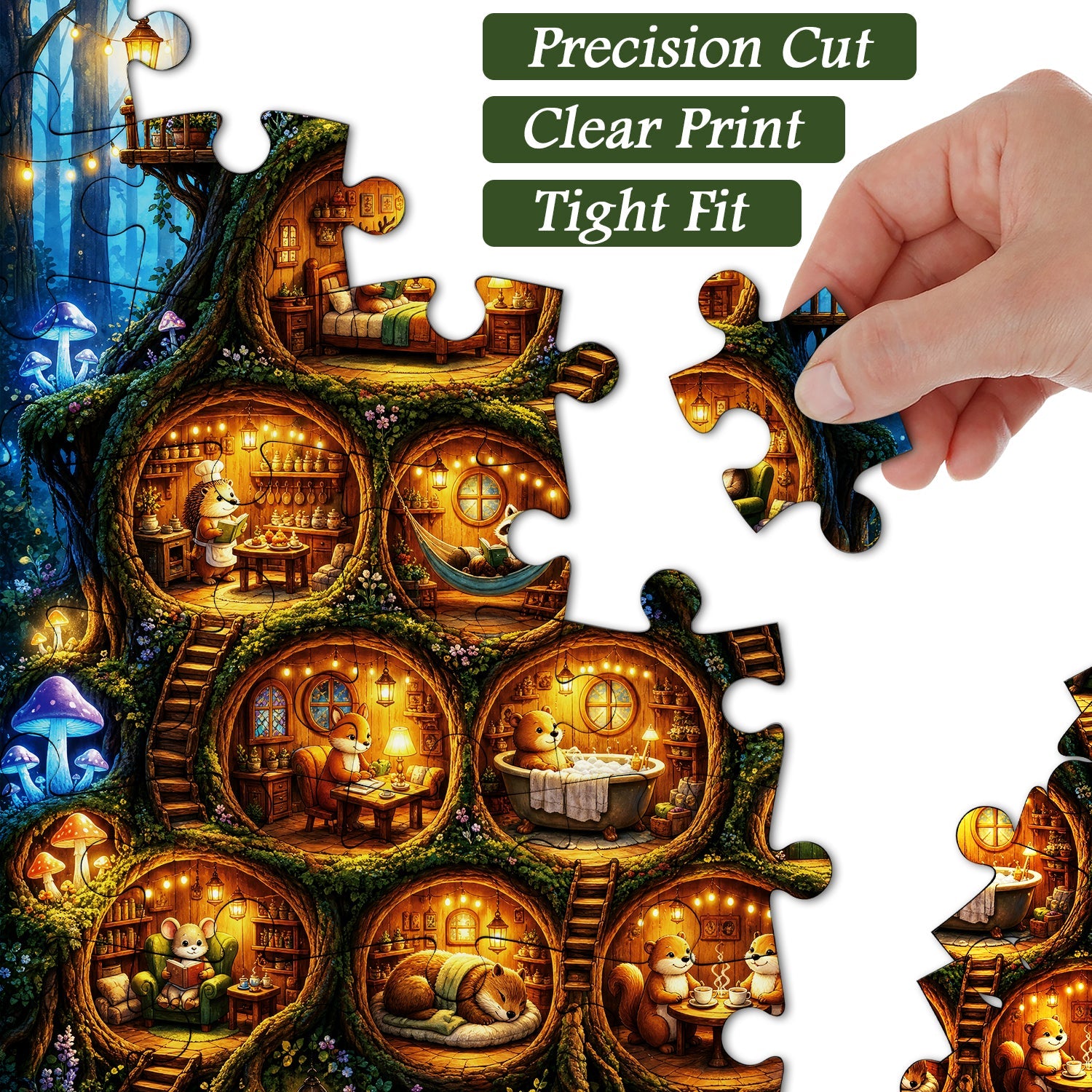 Forest Dwelling Jigsaw Puzzle 1000 Piece