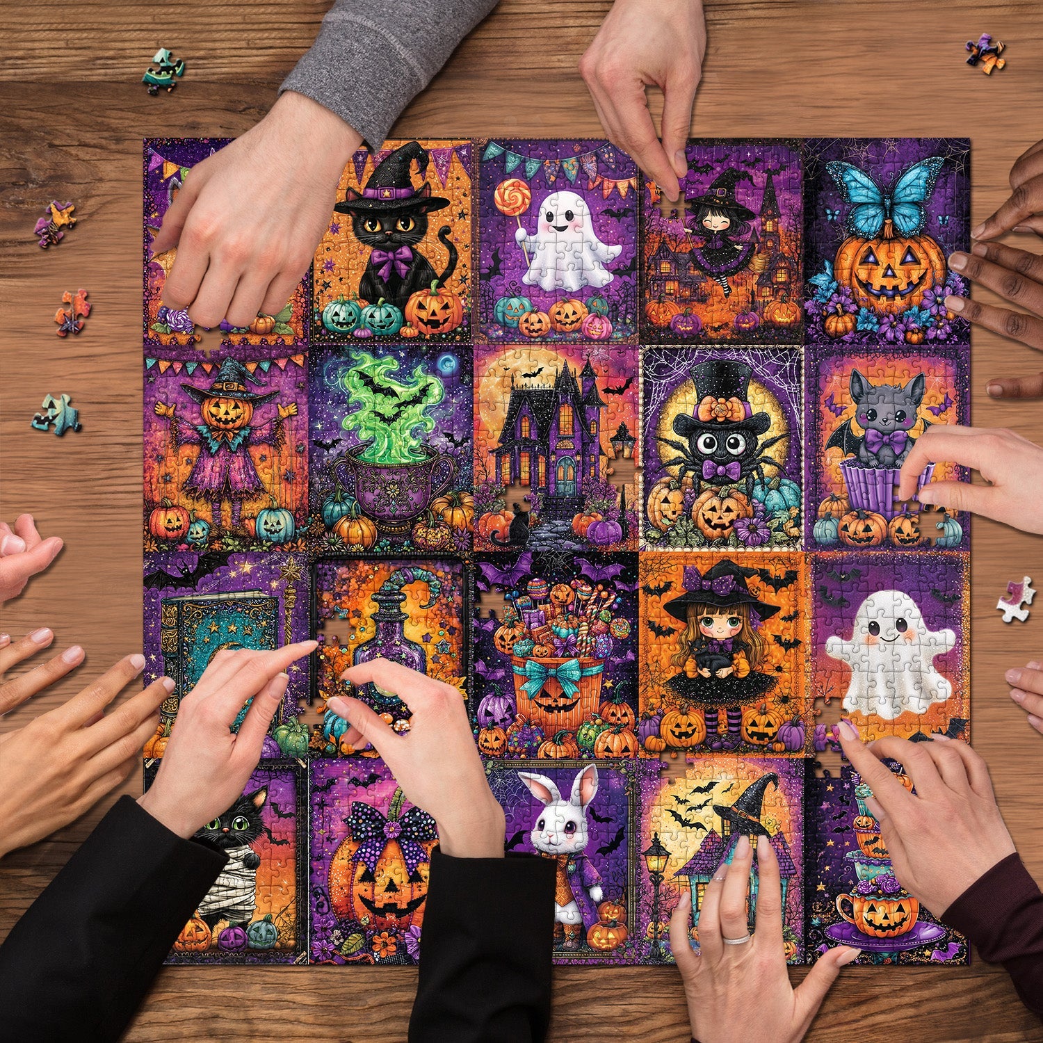 Halloween Cute Art Collection Jigsaw Puzzle 1000 Pieces