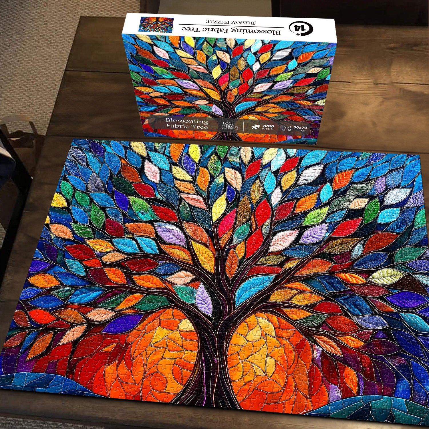 Blossoming Fabric Tree Jigsaw Puzzle 1000 Piece