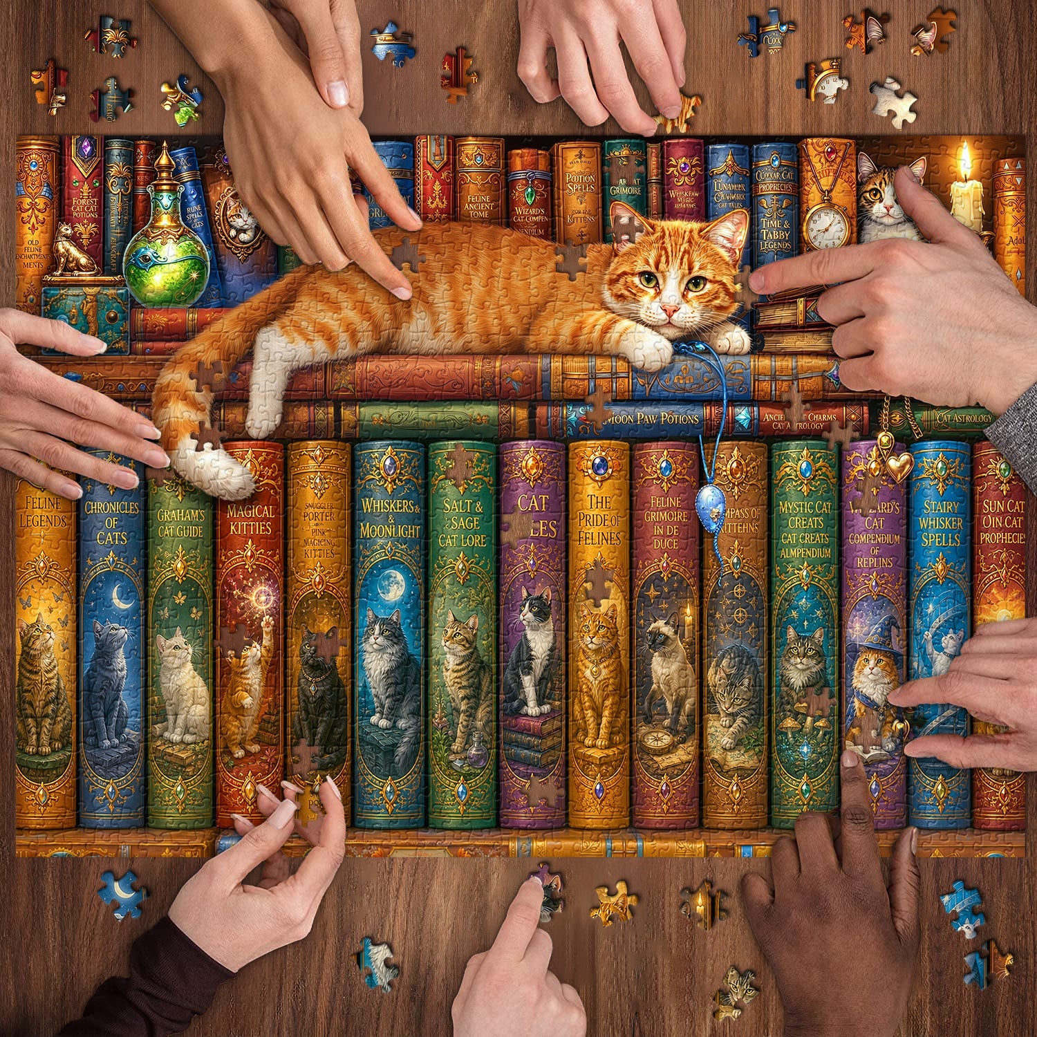 Magic Cat Lore  Jigsaw Puzzle 1000 Piece
